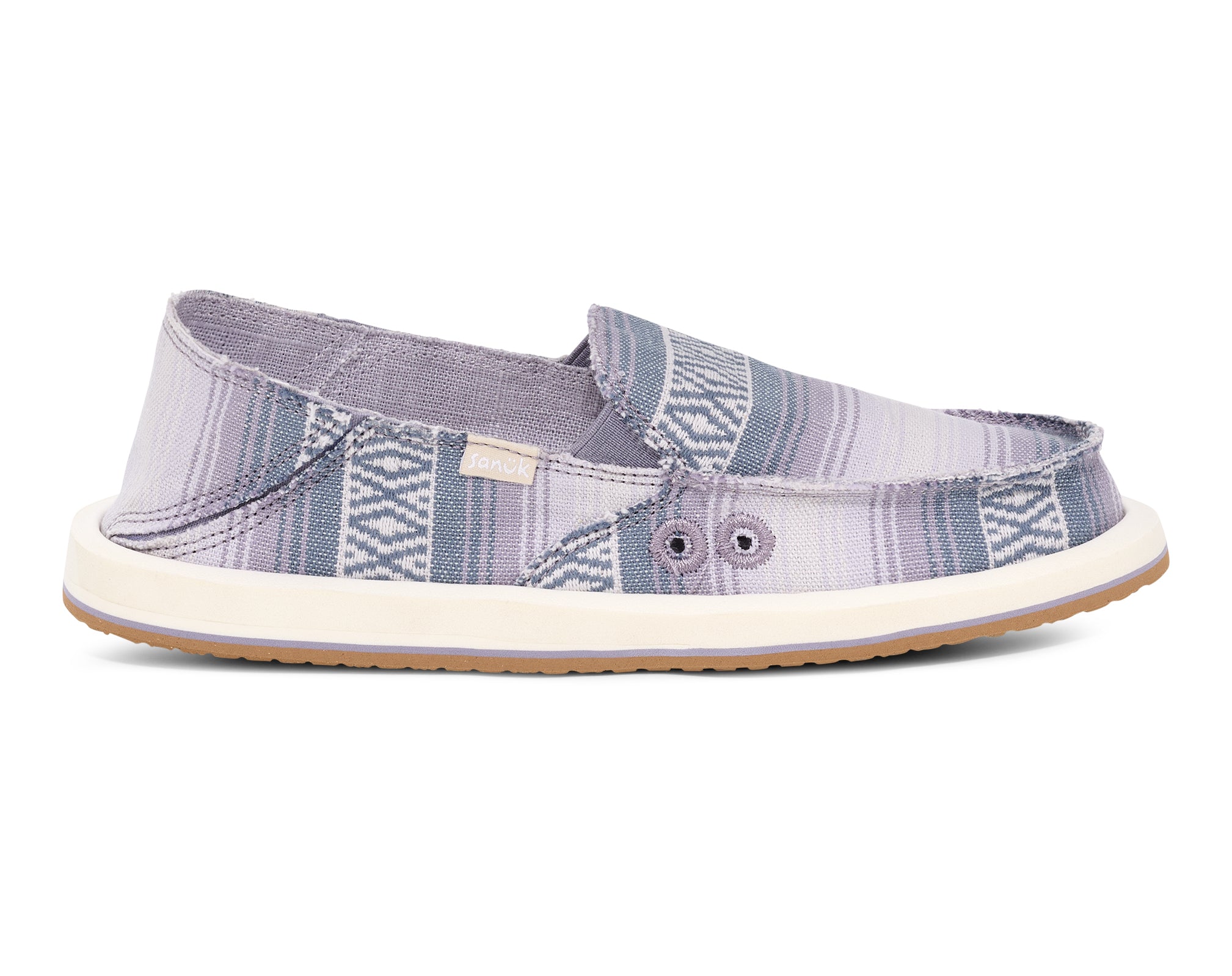 Sanuk Donna slip-on donna in cotone suola morbida