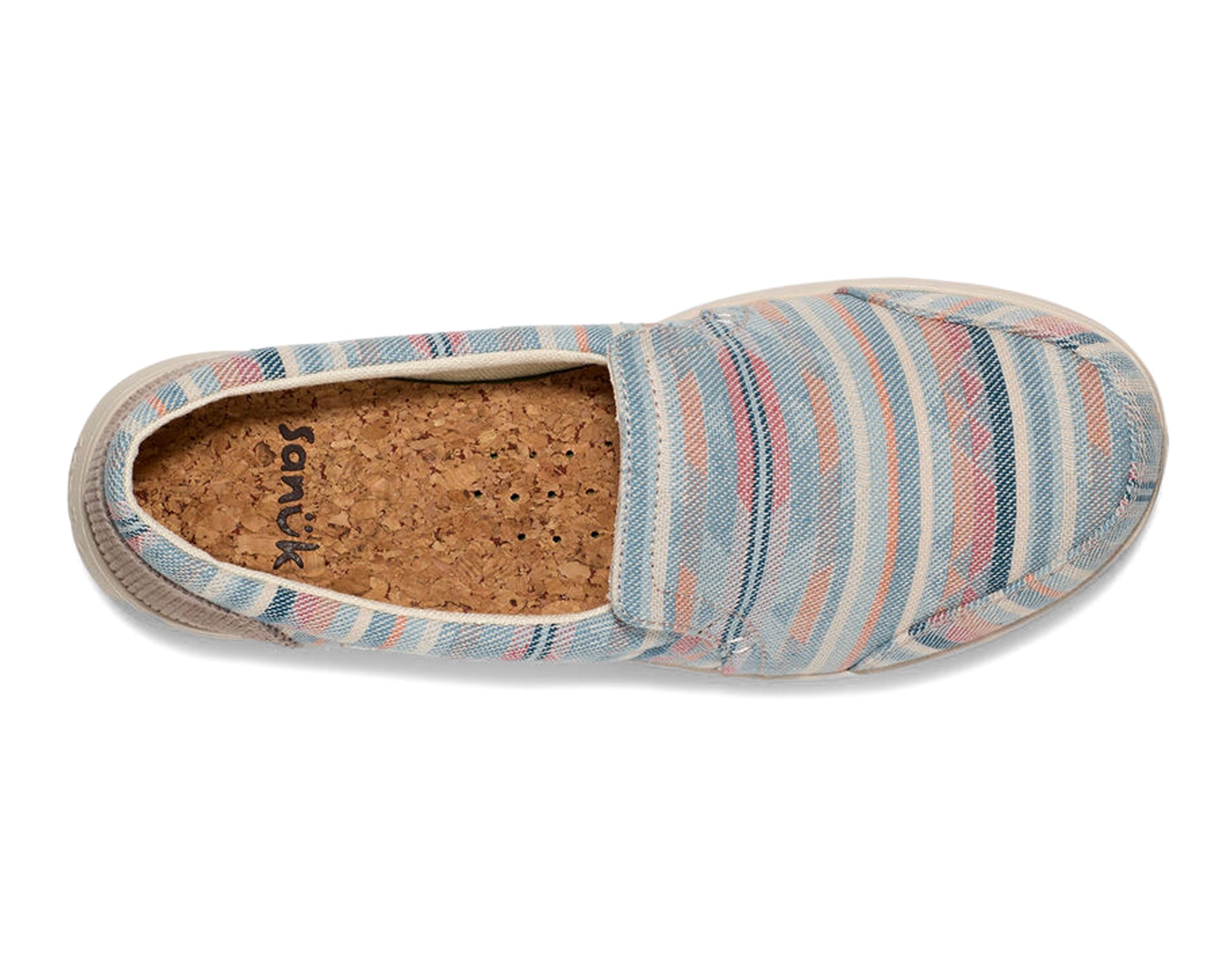 Sanuk Hangout Lite Blanket slip-on donna blu multi tela