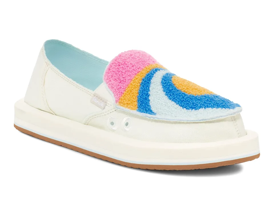 Sanuk Donna ST Shoreline Infradito White Multi stampa