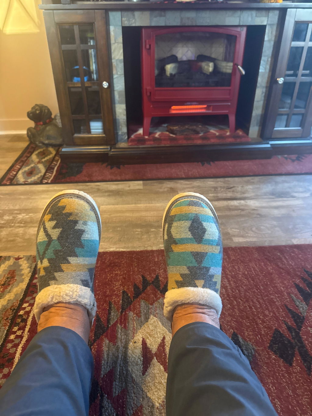 Sanuk Cozy Vibe Low Sm pantofole donna multicolor in lana