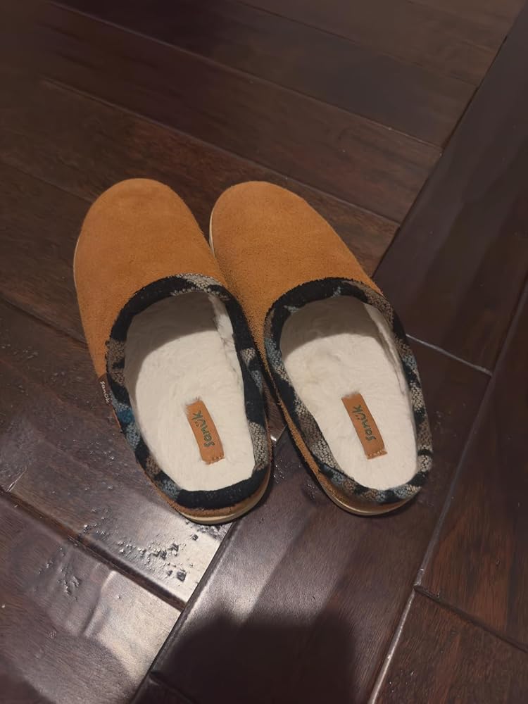Sanuk Yoga Cloud Lounger Pantofole Uomo Camoscio Nero
