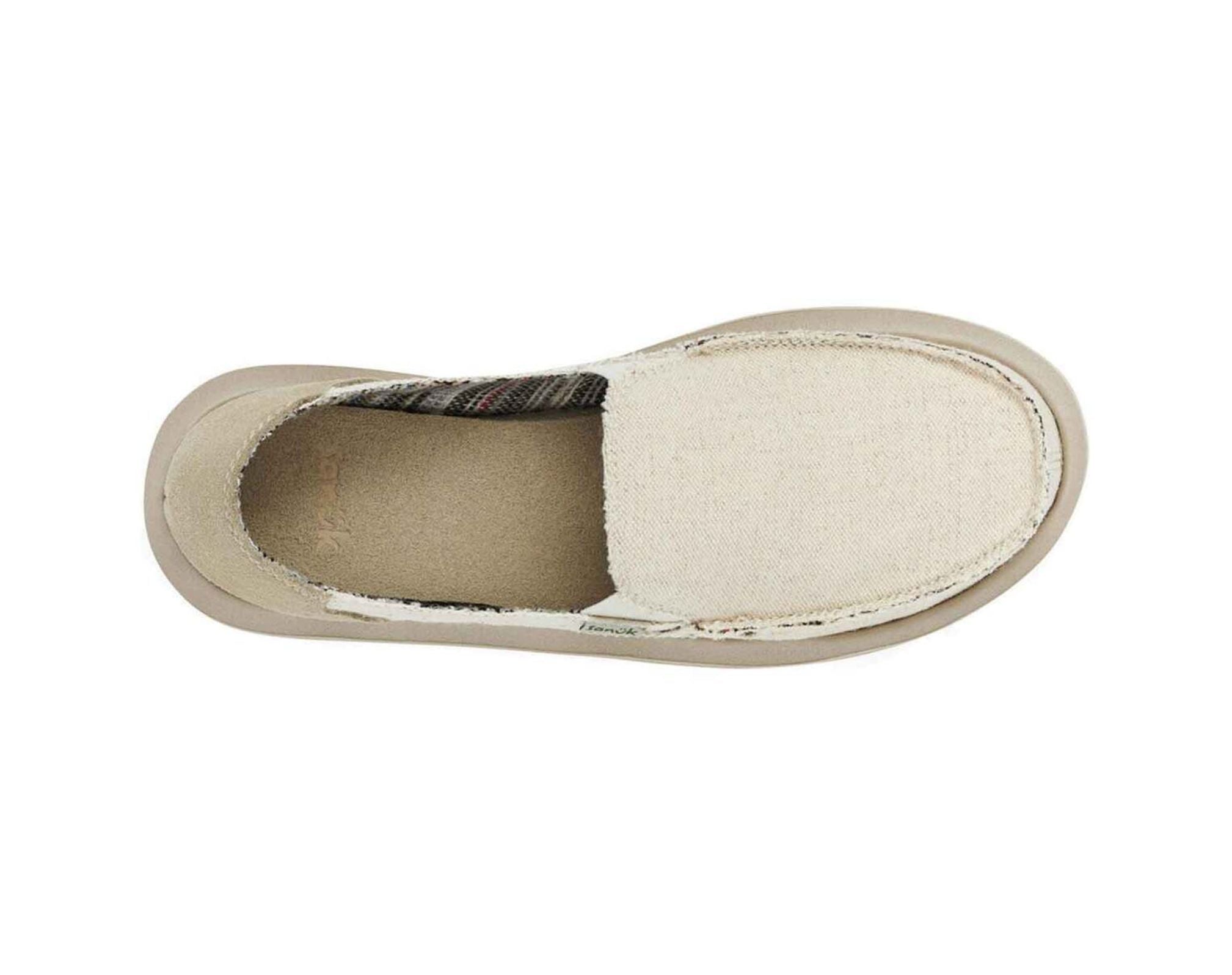 Sanuk Donna ST Natural slip on donna Natural canapa