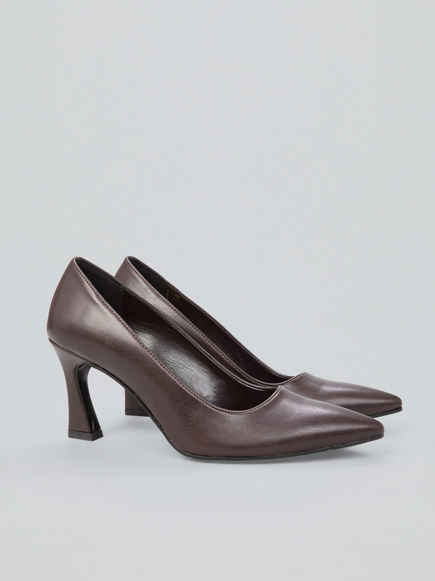 Ovyè Décolleté moro ecopelle tacco 8 cm scarpe eleganti