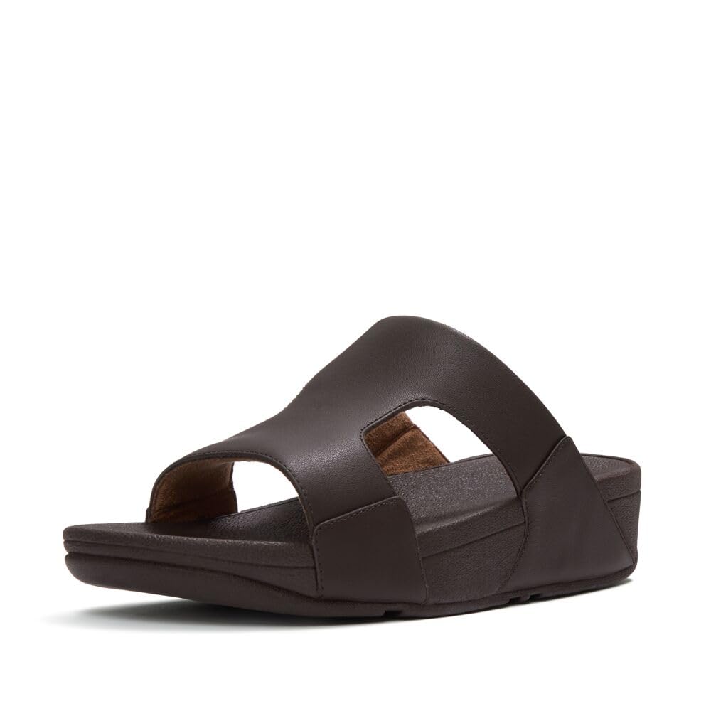 FitFlop Lulu Leather H-Bar Slides sandali donna taglia 39 pelle
