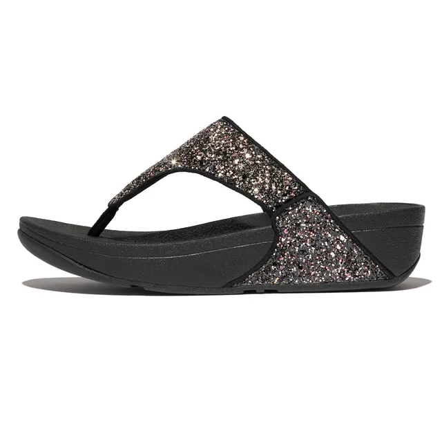 FitFlop Lulu infradito donna glitter Nero plantare comodo