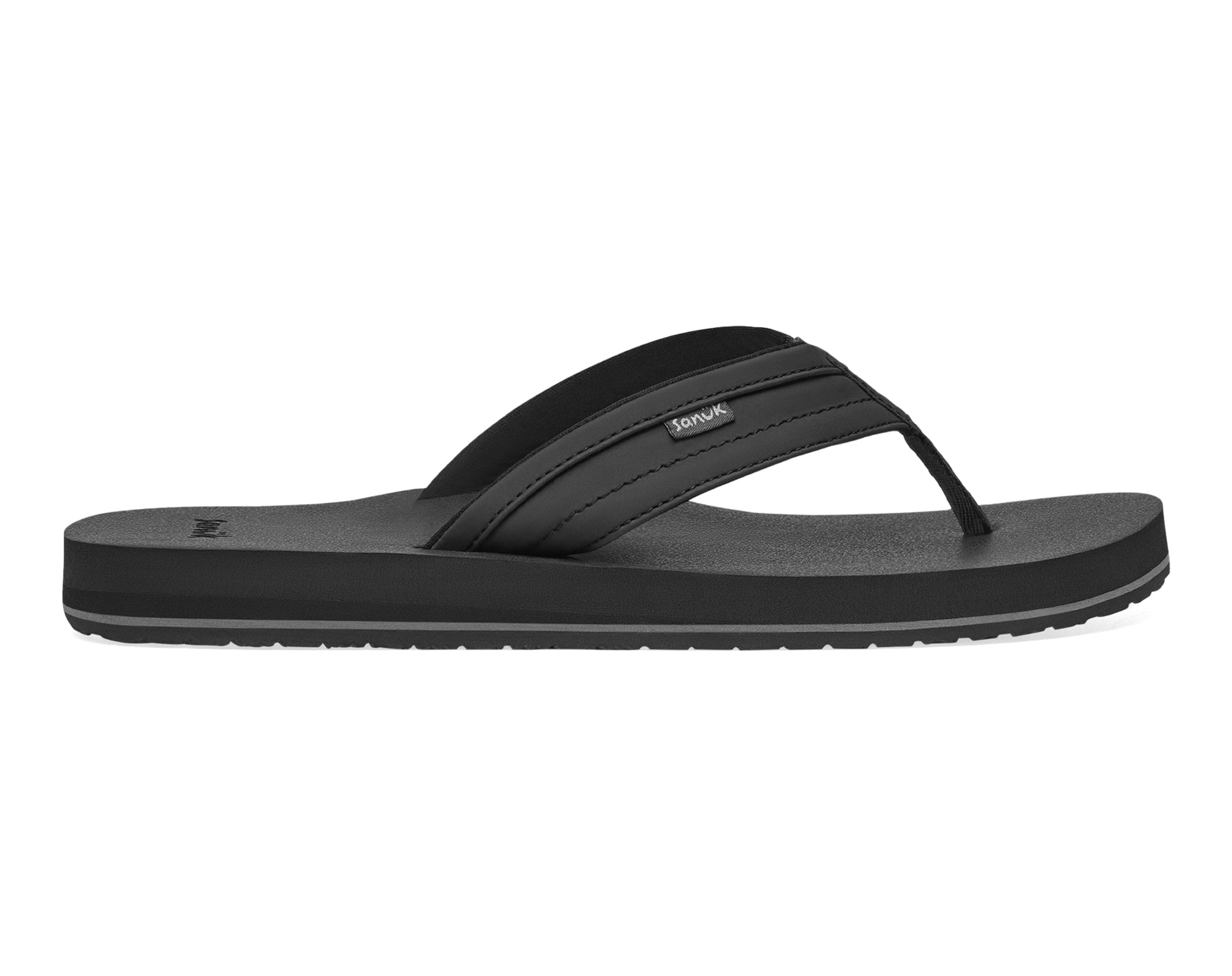Sanuk Ziggy St Sandali Uomo Nero Schiuma Morbida