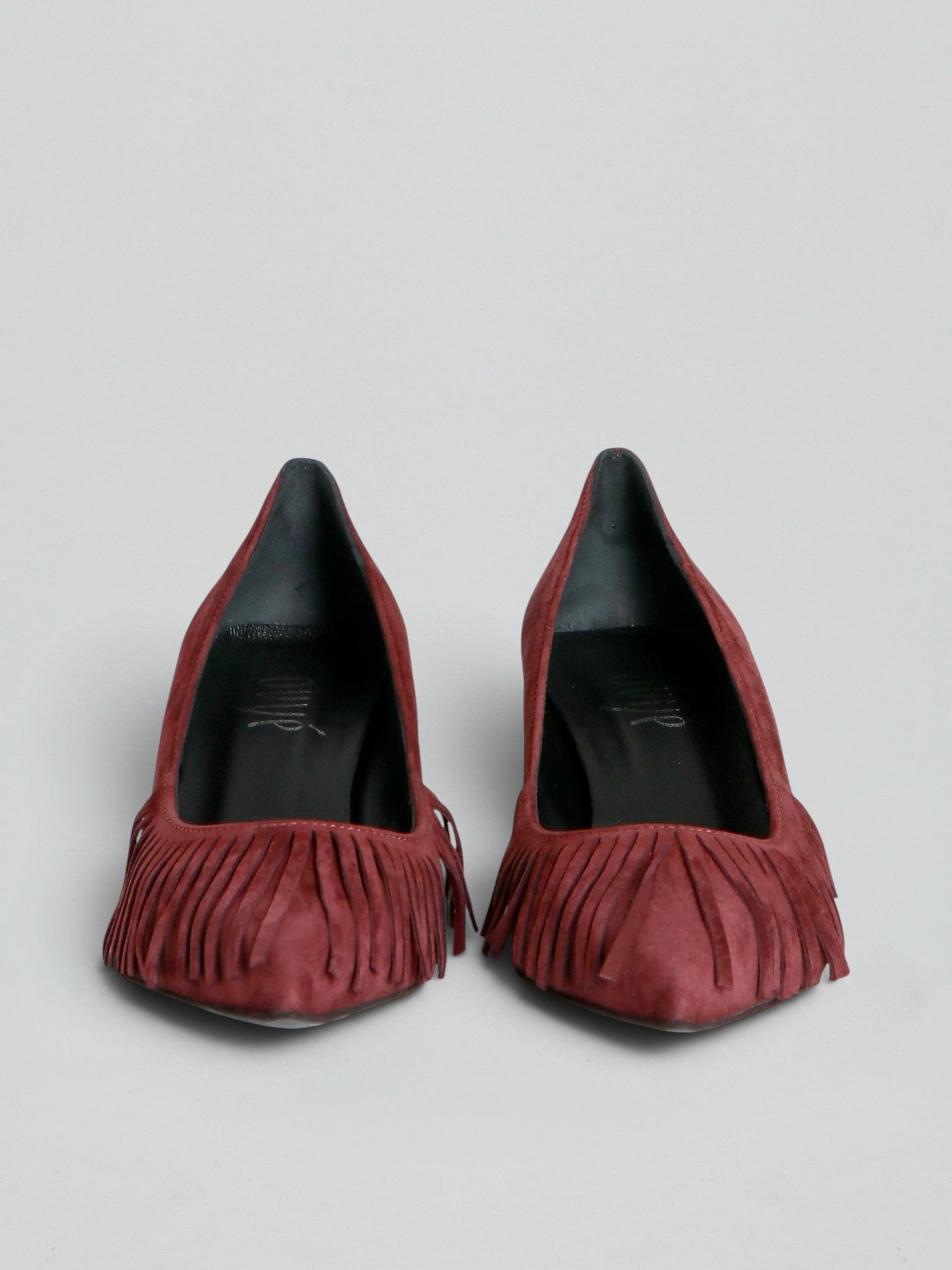 Ovyè Décolleté e Slingback décolleté camoscio frange