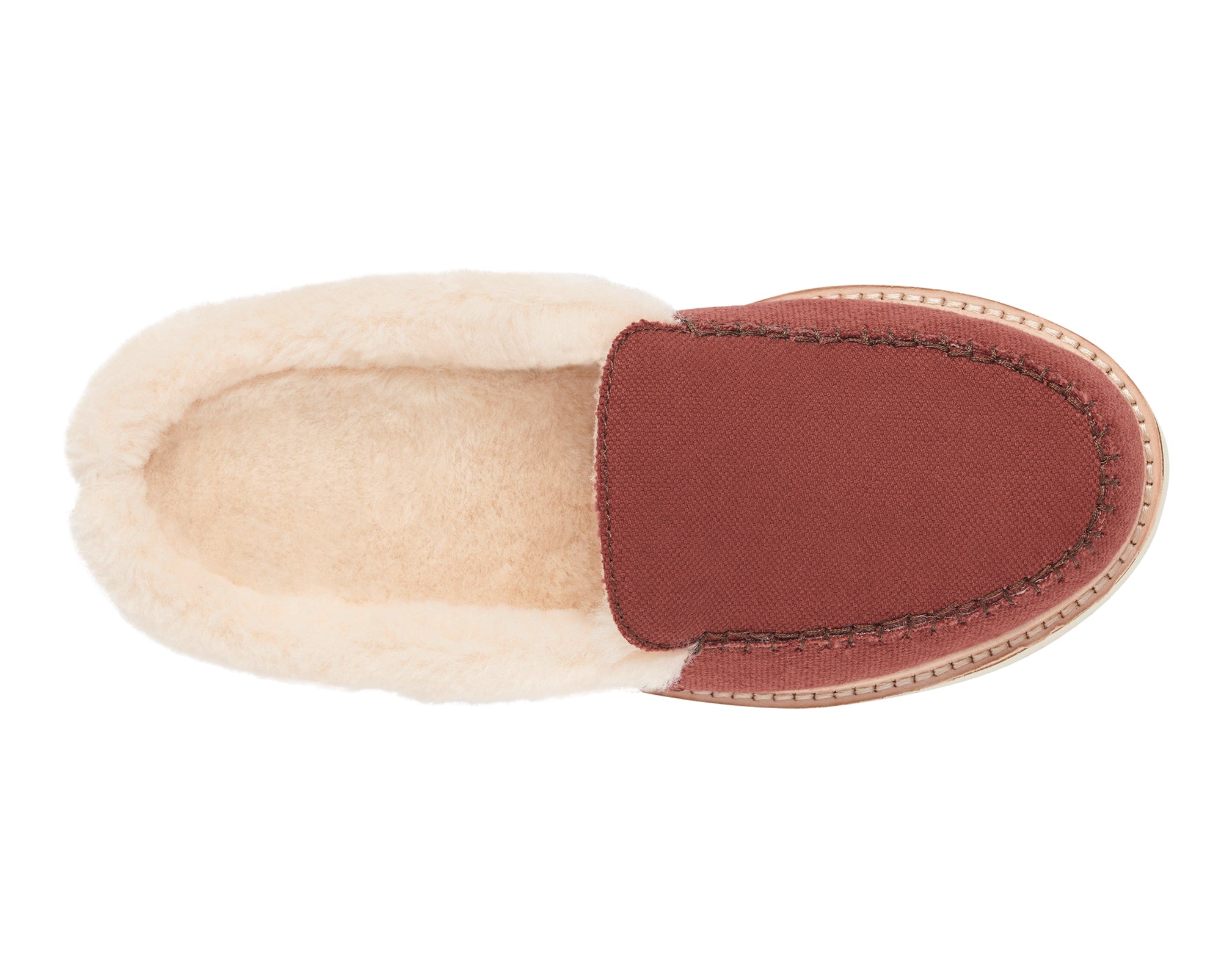 Sanuk Cozy Vibe pantofole donna burnt henna in lana