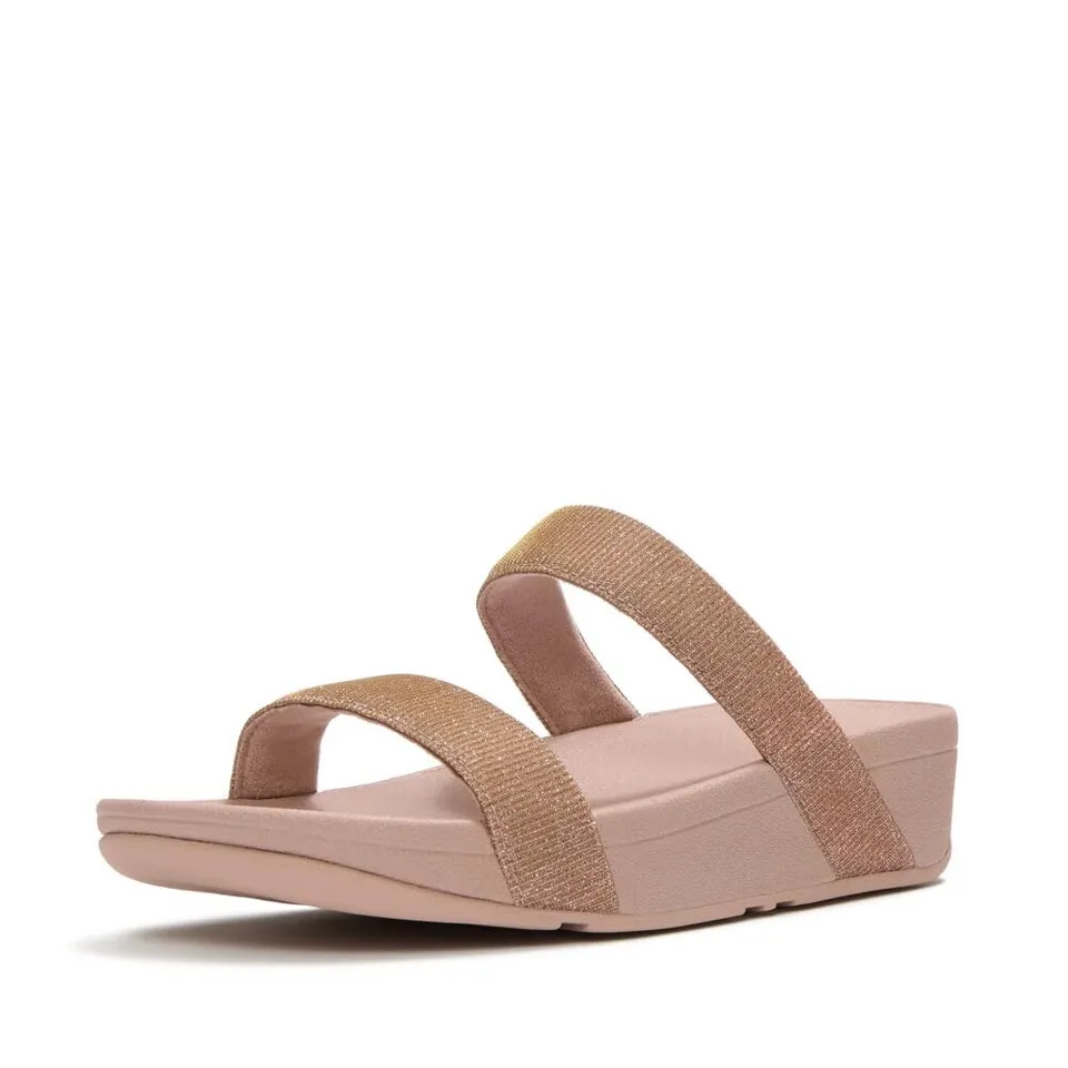 FitFlop Flowrise Glitz Slides ciabatte donna nero