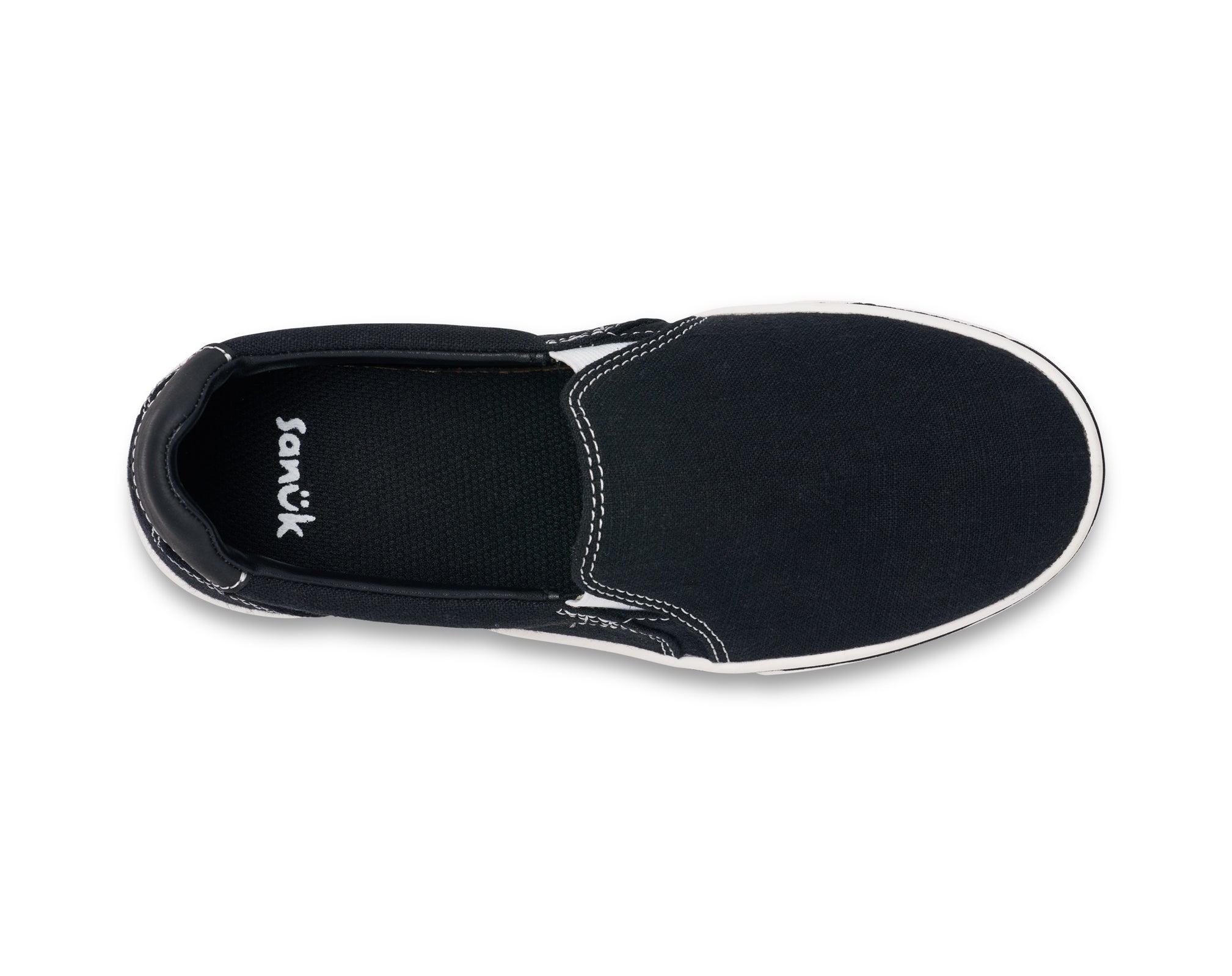 Sanuk Hava Snack slip-on ragazzi Black senza lacci