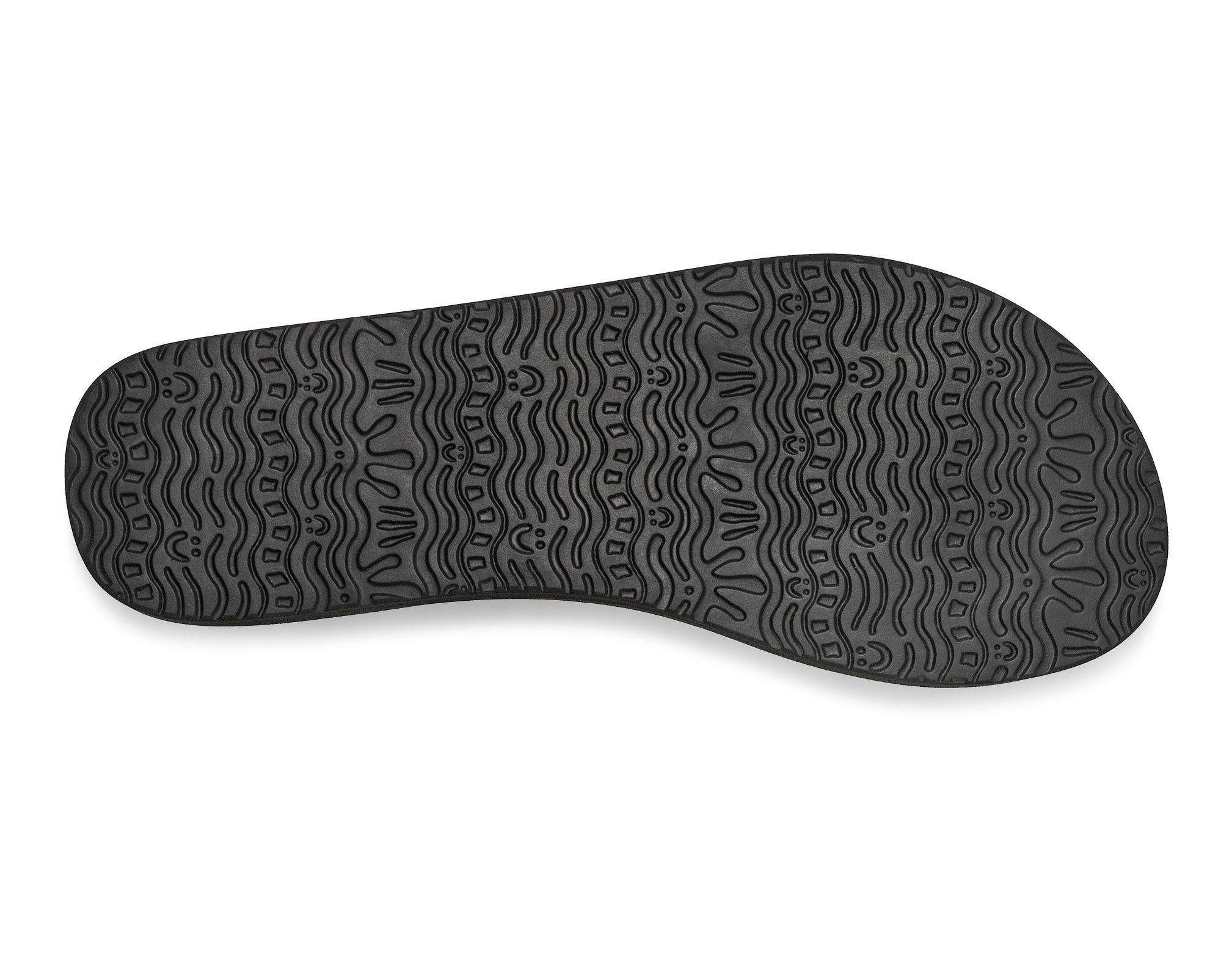 Sanuk Yoga Joy II infradito donna Nero memory foam