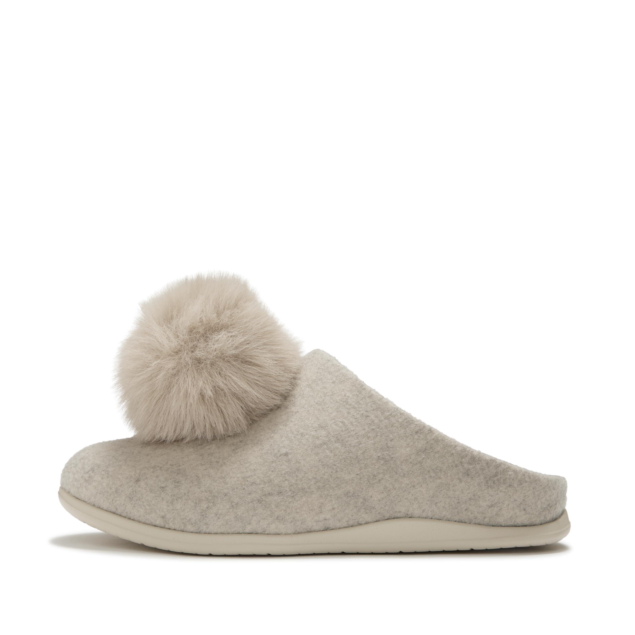 FitFlop IQ-Snug Felt Pom Pom pantofole donna feltro taglia 39