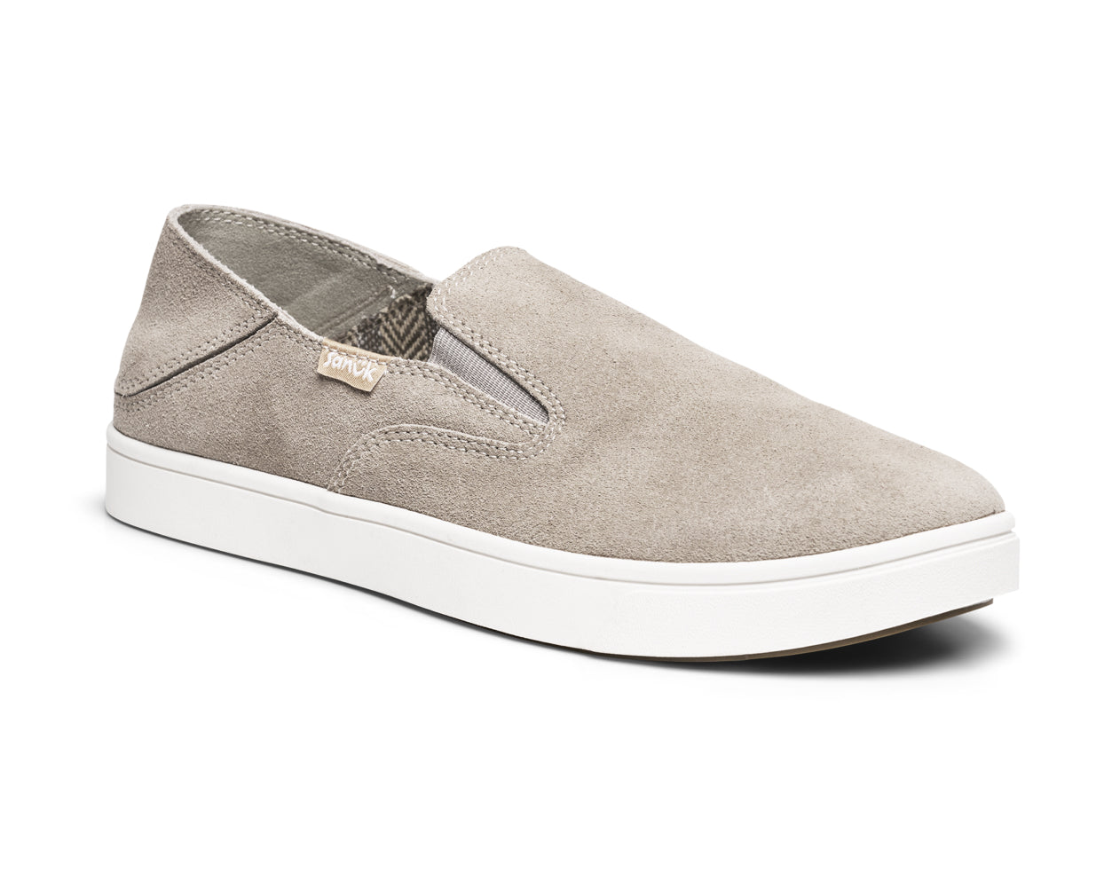Sanuk Tydal Slip On Leather mocassini donna camoscio peyote