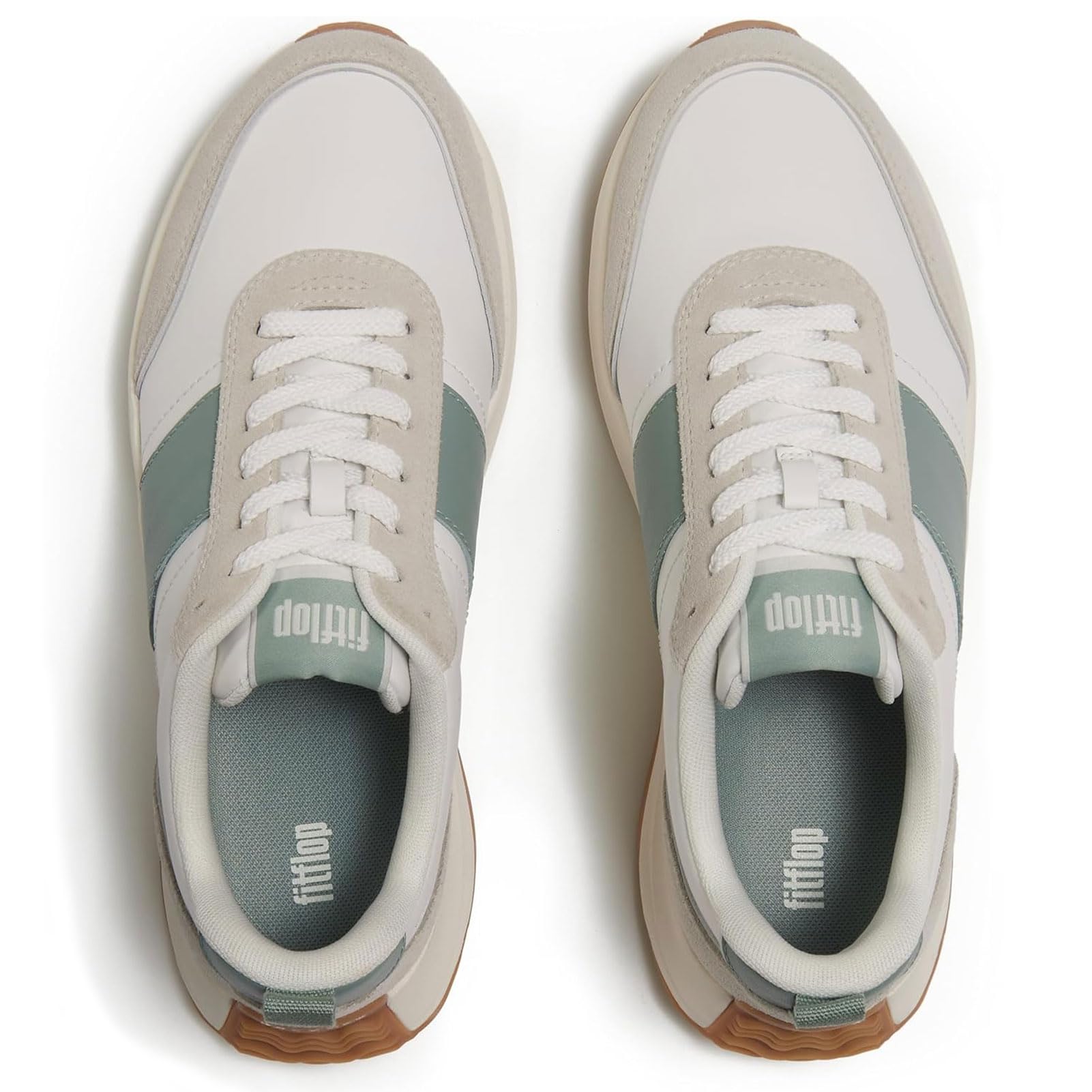 FitFlop F-Mode Flow sneakers donna pelle scamosciata flatform