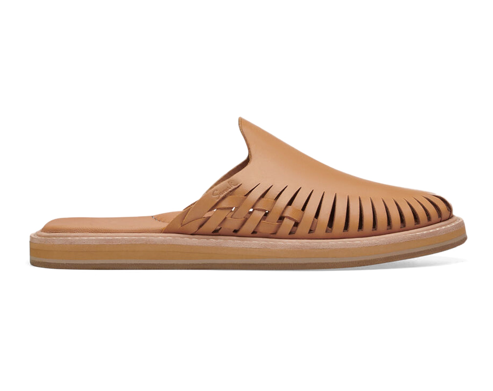 Sanuk You Huarache mocassini donna color tan in pelle