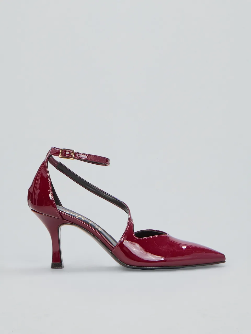 Ovyè Décolleté e Slingback Décolleté vernice bordo
