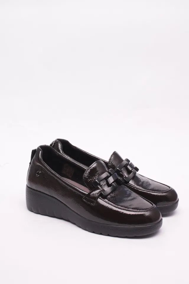 Cinzia Soft Mocassini Mocassino Donna Pelle Nero Tacco 3 cm