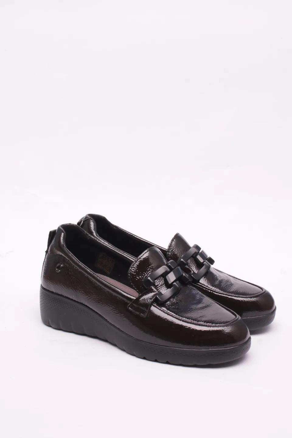 Cinzia Soft Mocassini Mocassino Donna Pelle Nero Tacco 3 cm