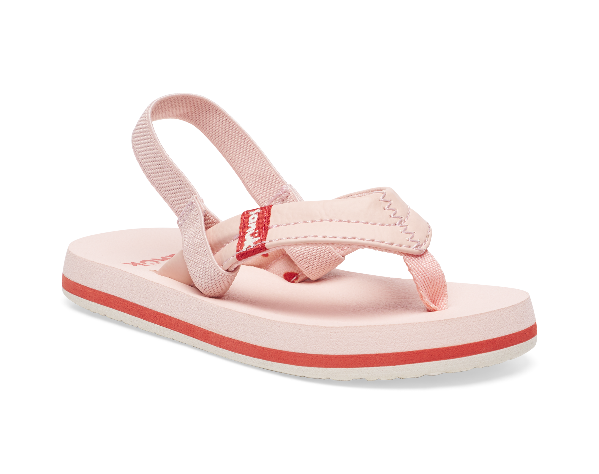 Sanuk Wavy sandali bimbo tan con cinturino acqua