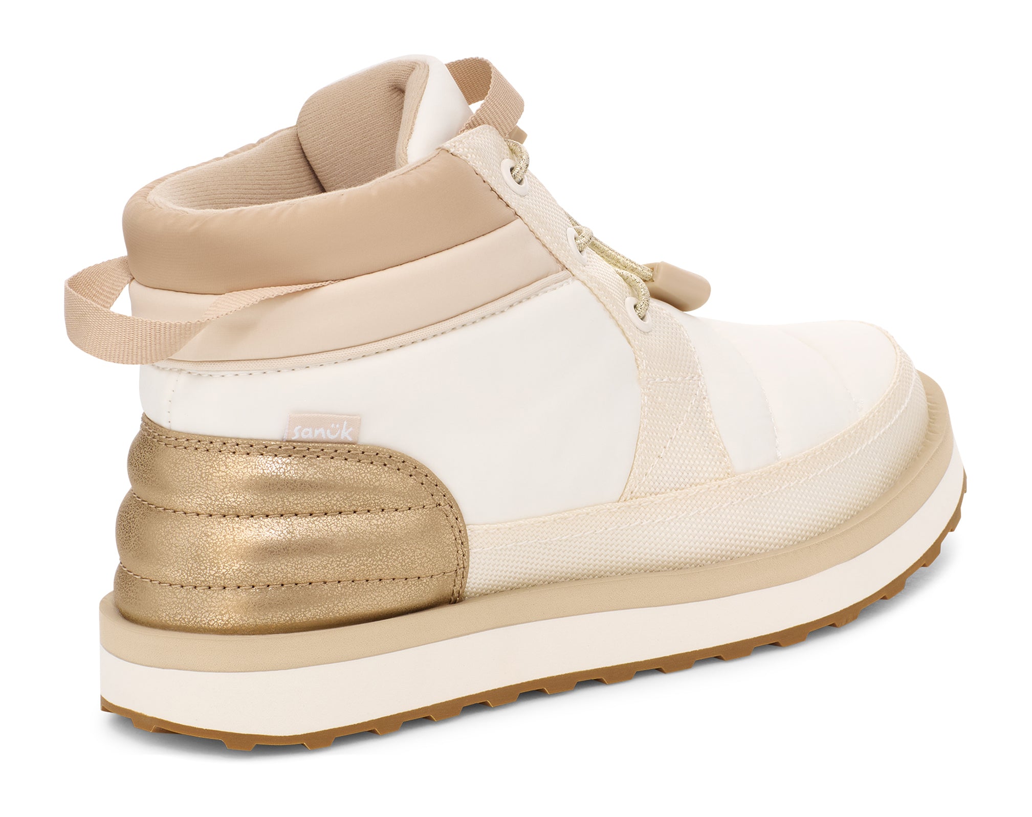 Sanuk Winter Puffy Chiller Mid 2 Glam Stivali Champagne