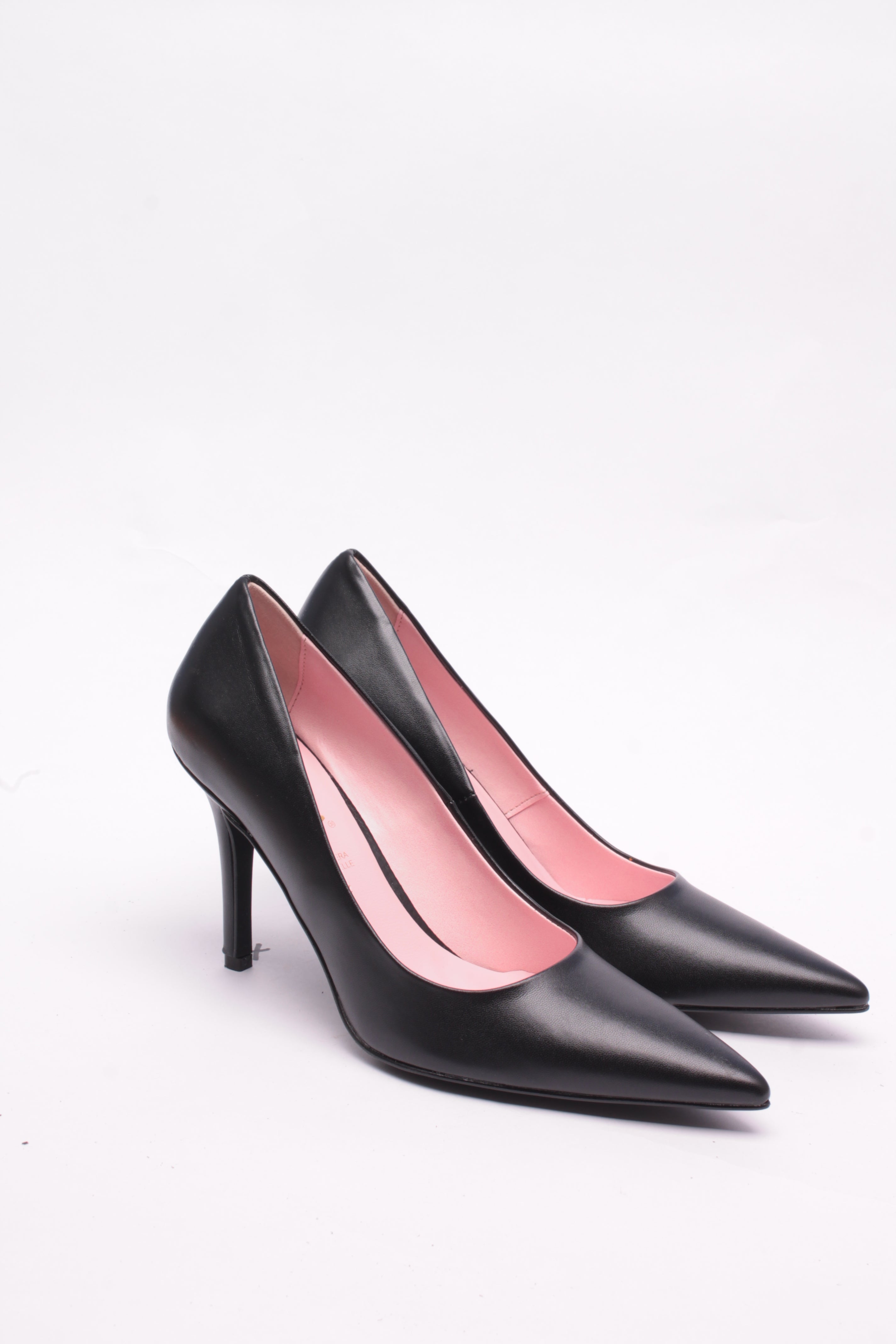 Cinzia Soft Decollete Donna Ecopelle Nero tacco 10