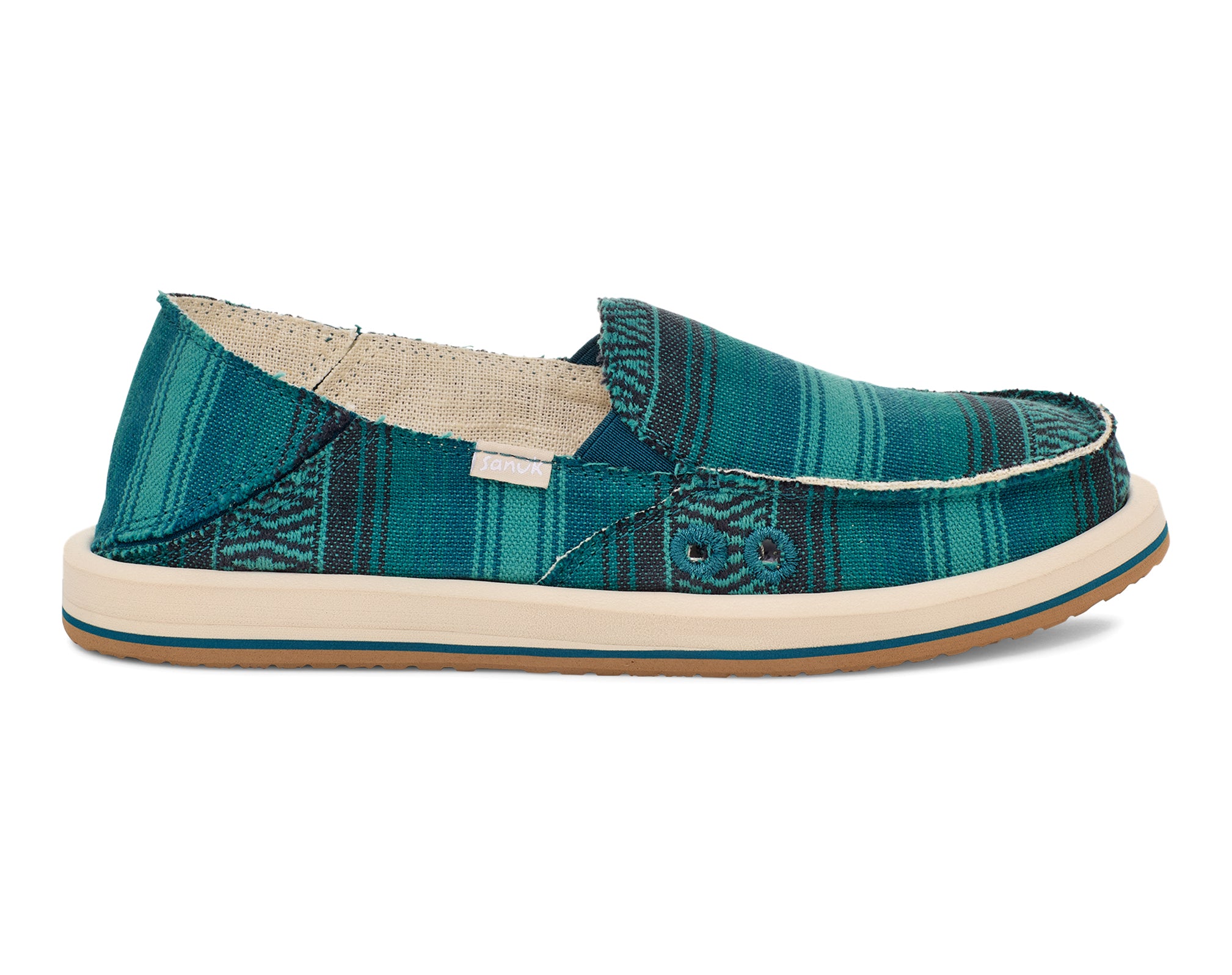 Sanuk Donna slip-on donna in cotone suola morbida