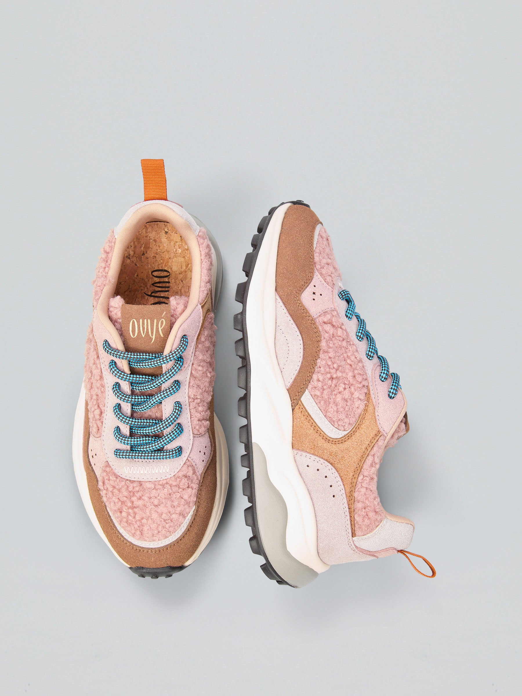 Ovyè Sneakers multicolor sneaker rosa 38 suola 4 cm