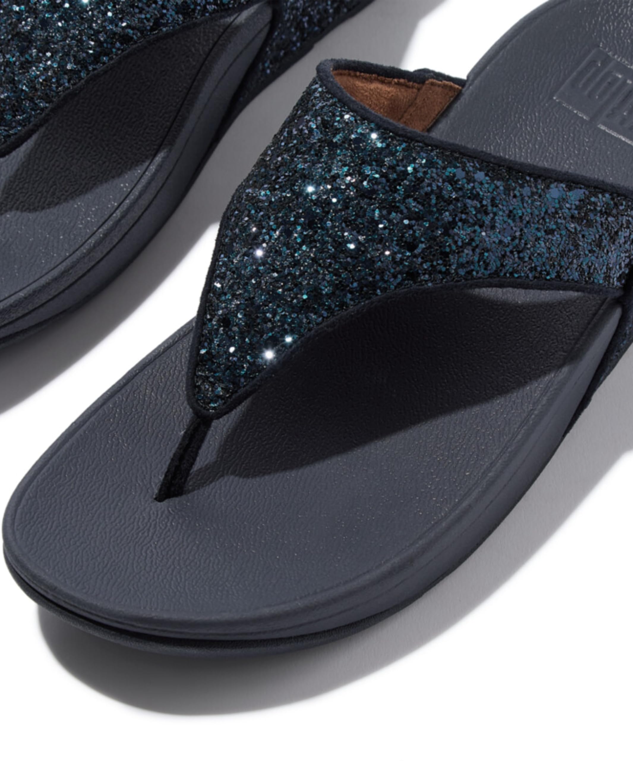 FitFlop Lulu Glitz infradito donna Beige Latte comode