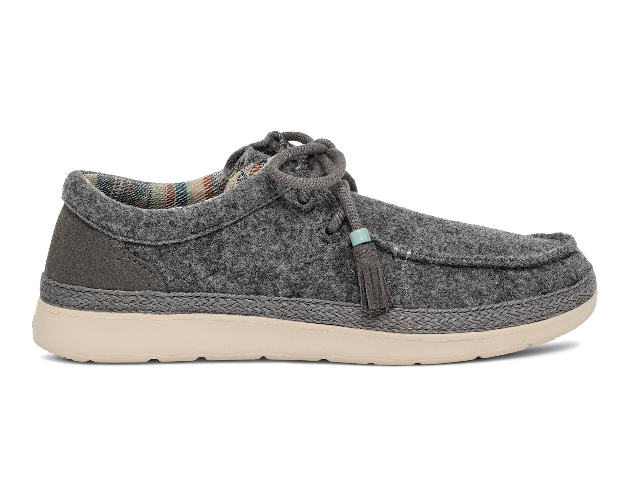 Sanuk Shaka Lite 2 slip-on donna canapa grigio 38