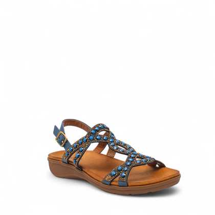 Cinzia Soft Sandali Donna Denim Jeans Zeppa Sintetico
