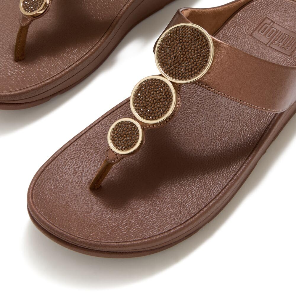 FitFlop Halo Bead infradito donna metallizzato