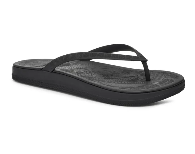 Sanuk Funshine infradito donna neri vegani water-friendly