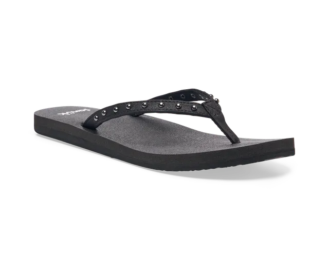 Sanuk Yoga Joy II Stud sandali donna Ojai Black memory