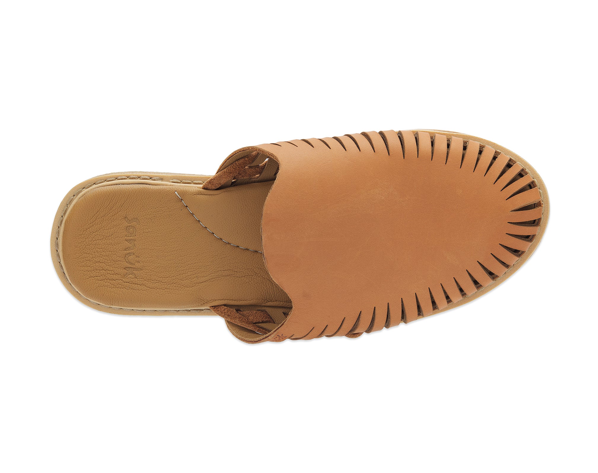 Sanuk You Got My Back Woven slip on donna tan pelle