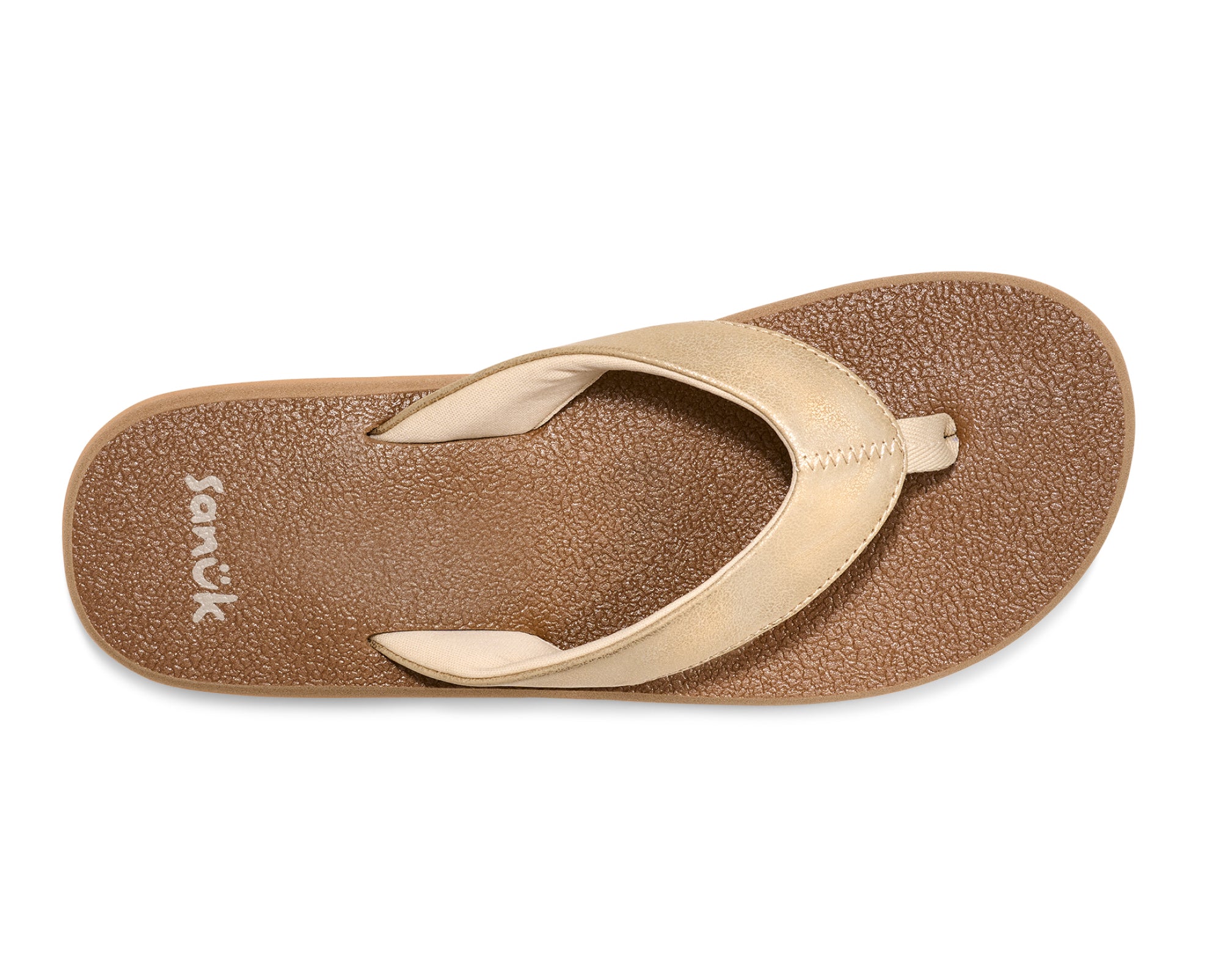 Sanuk Yoga Mat II Metallic sandali donna champagne suola yoga