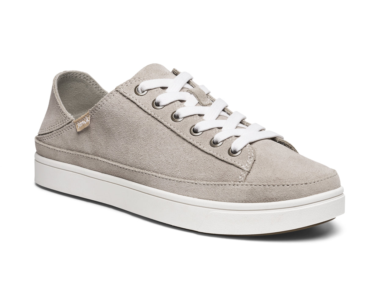 Sanuk Tydal Leather sneakers donna Peyote Suede pelle