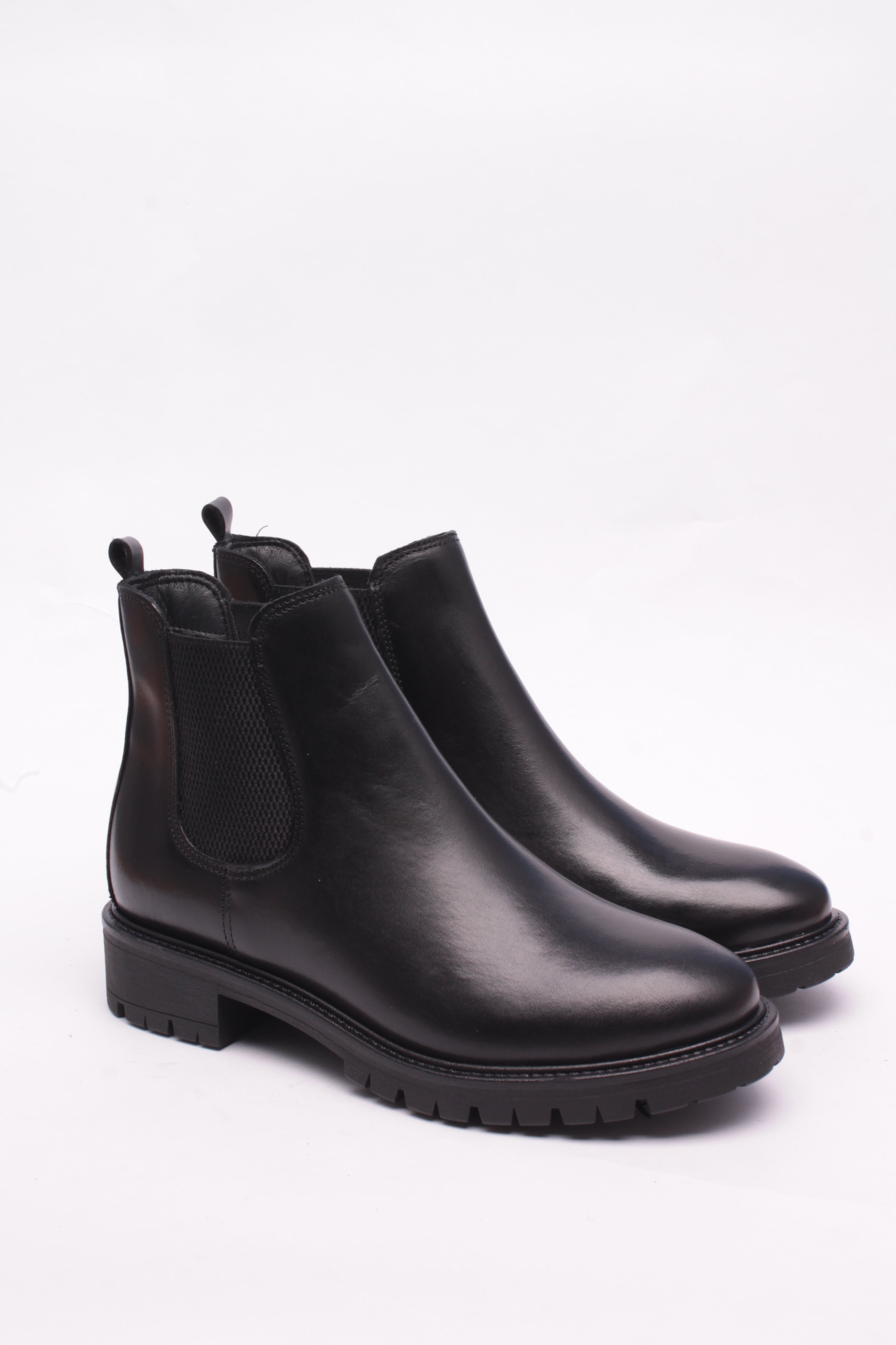 Cinzia Soft IS232106V tronchetto donna pelle nero tacco 3 cm