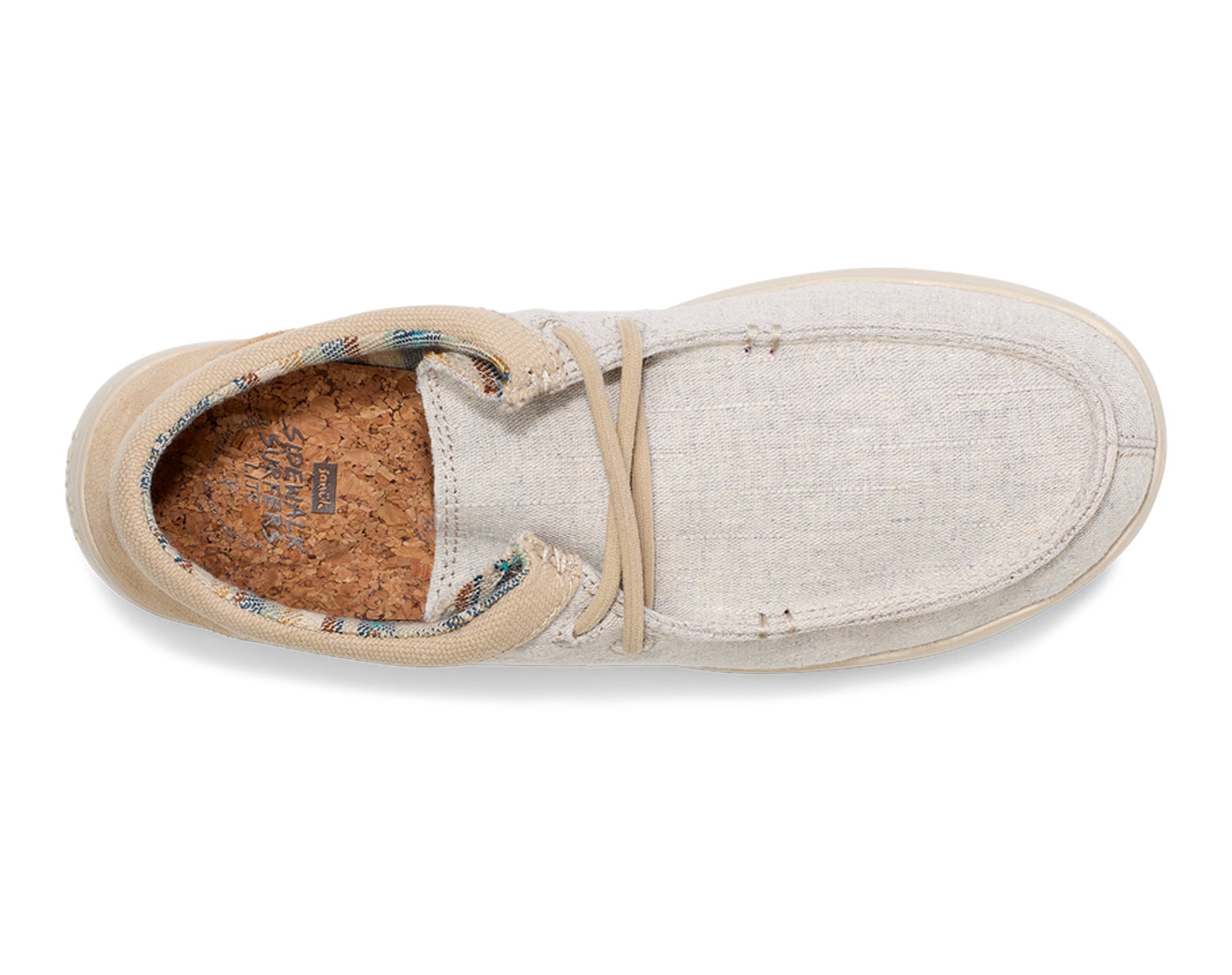 Sanuk Shaka Lite 2 Sl slip on donna Cream lana sughero