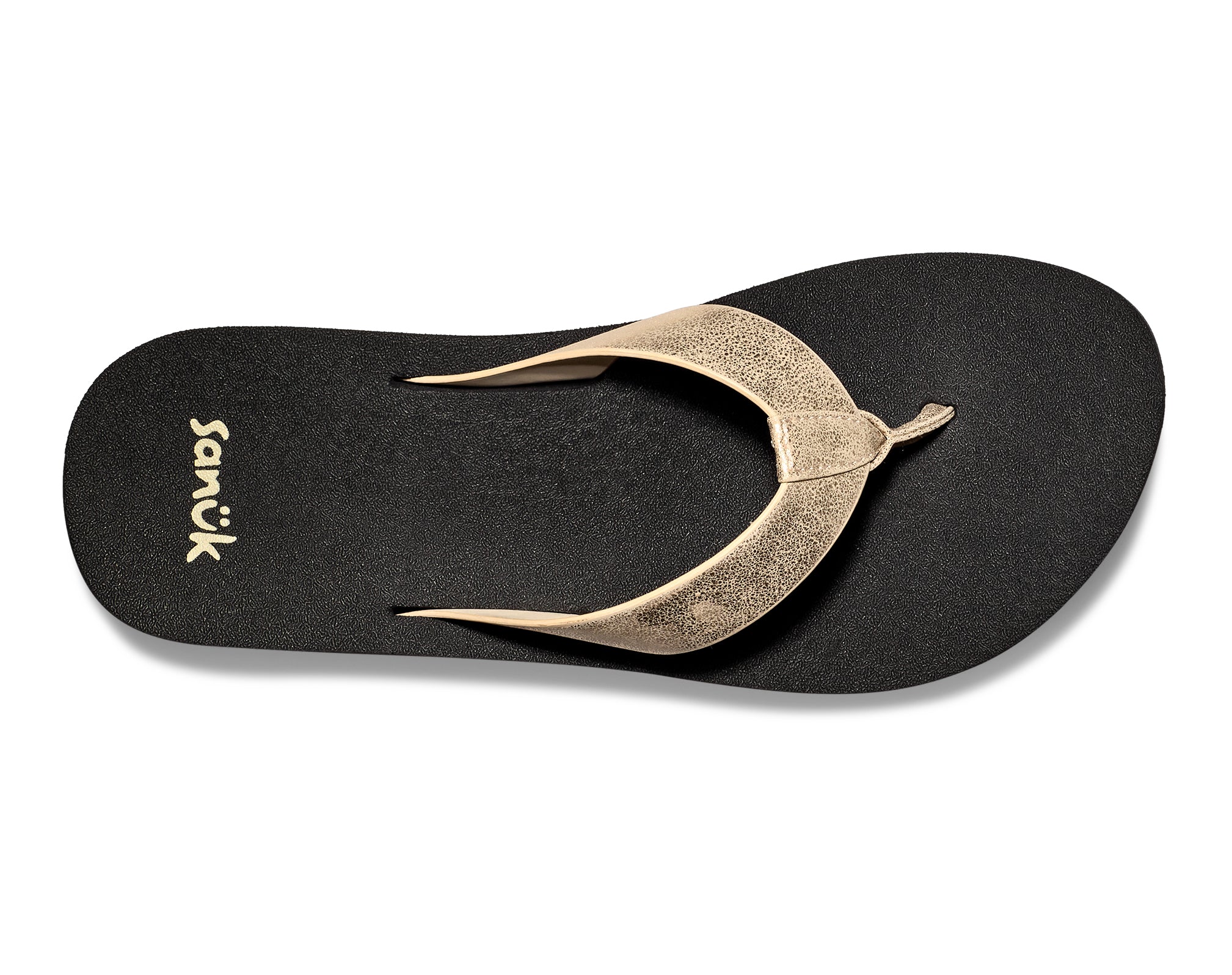 Sanuk Highland Metallic infradito donna Champagne suola morbida
