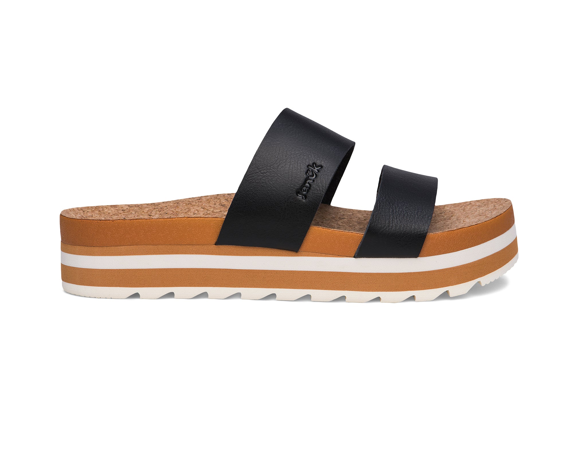 Sanuk Alt-Itude Sandali Platform Ojai Rawhide sughero