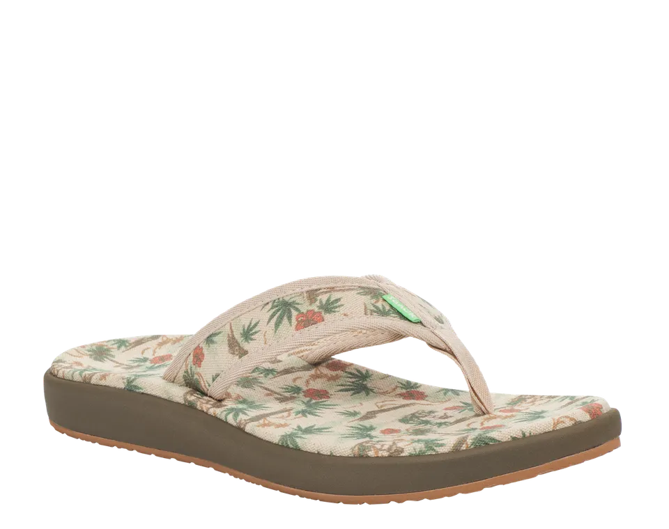 Sanuk Furreal ST infradito unisex canapa