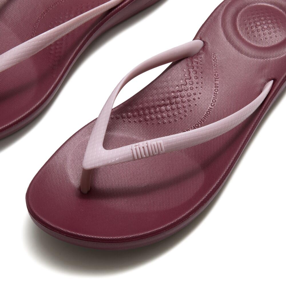 FitFlop iQushion Infradito Donna 39 EU Rosso Rubino