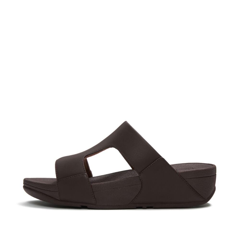 FitFlop Lulu Leather H-Bar Slides sandali donna taglia 39 pelle