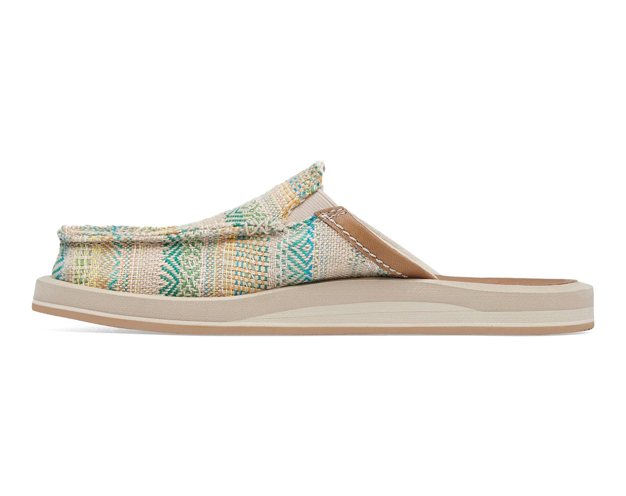 Sanuk You Got My Back St Artesano mules Blue Green