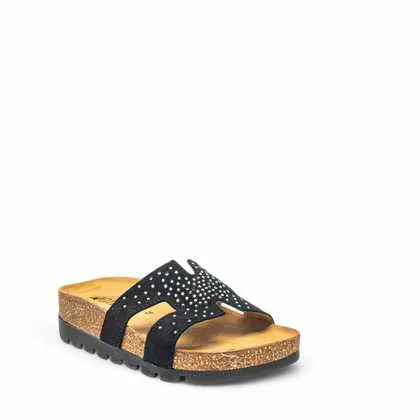 Cinzia Soft Sandali Sandalo Sintetico Nero fondo gomma