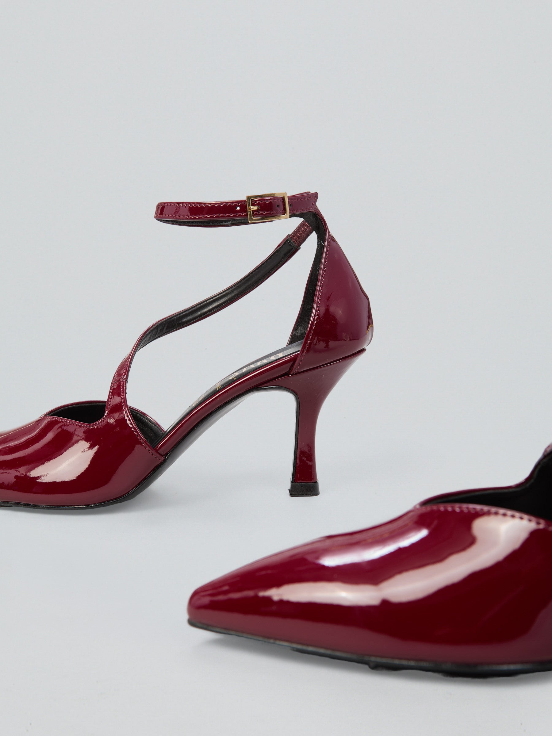 Ovyè Décolleté e Slingback Décolleté vernice bordo