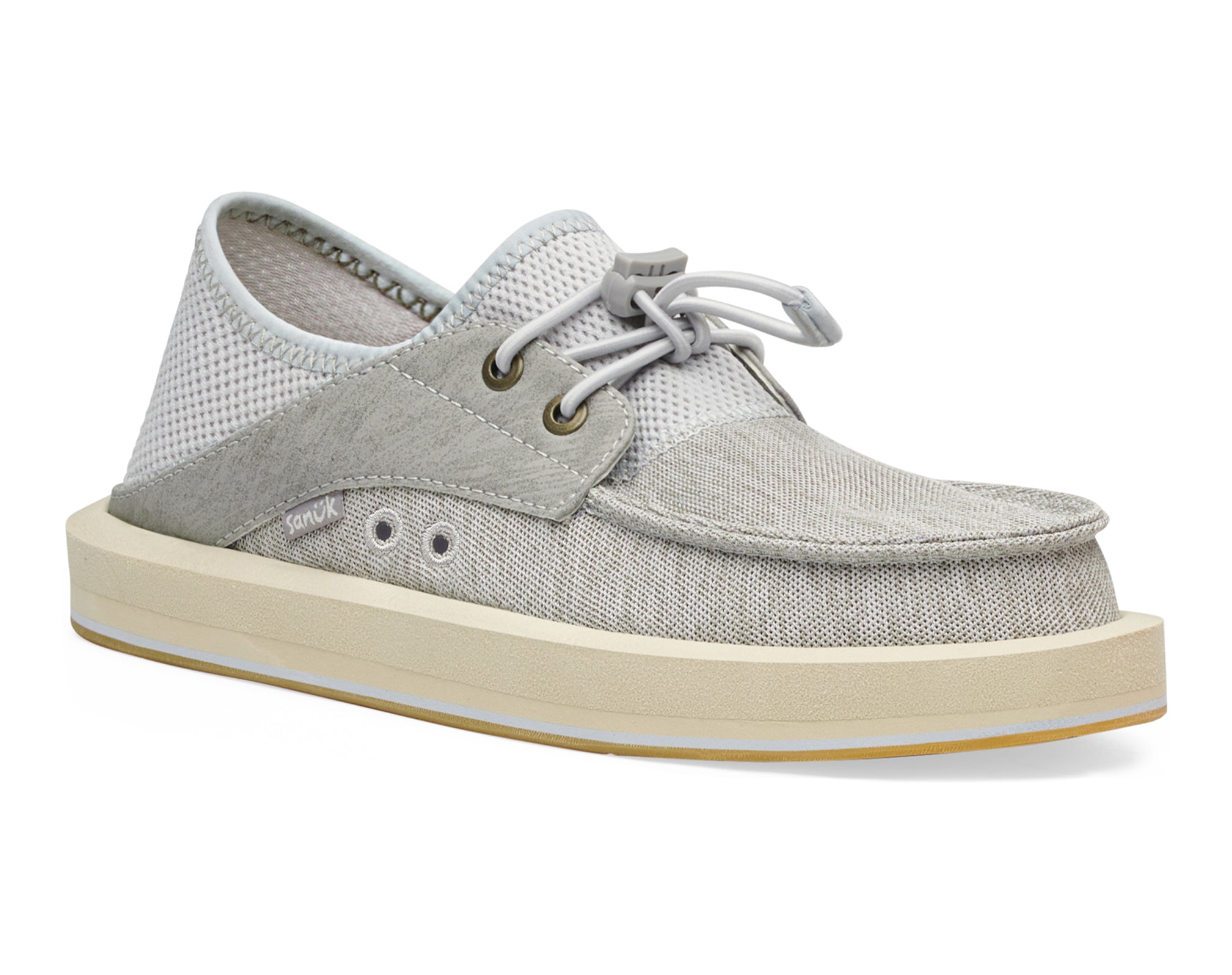 Sanuk Boatie ST slip on donna Grey mocassini casual