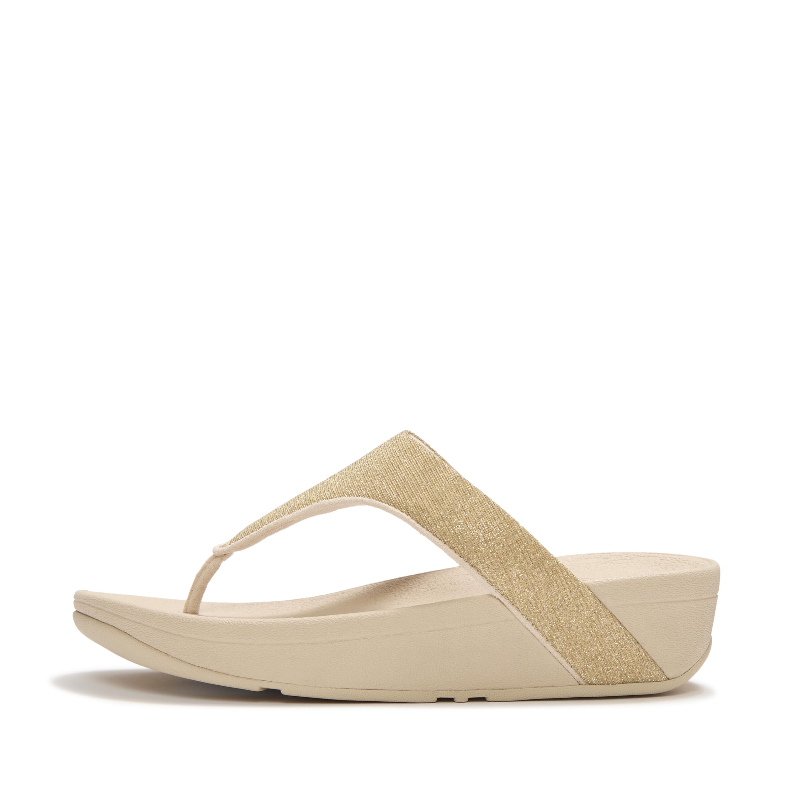 FitFlop Flowrise Glitz Toe-Post sandali donna nero