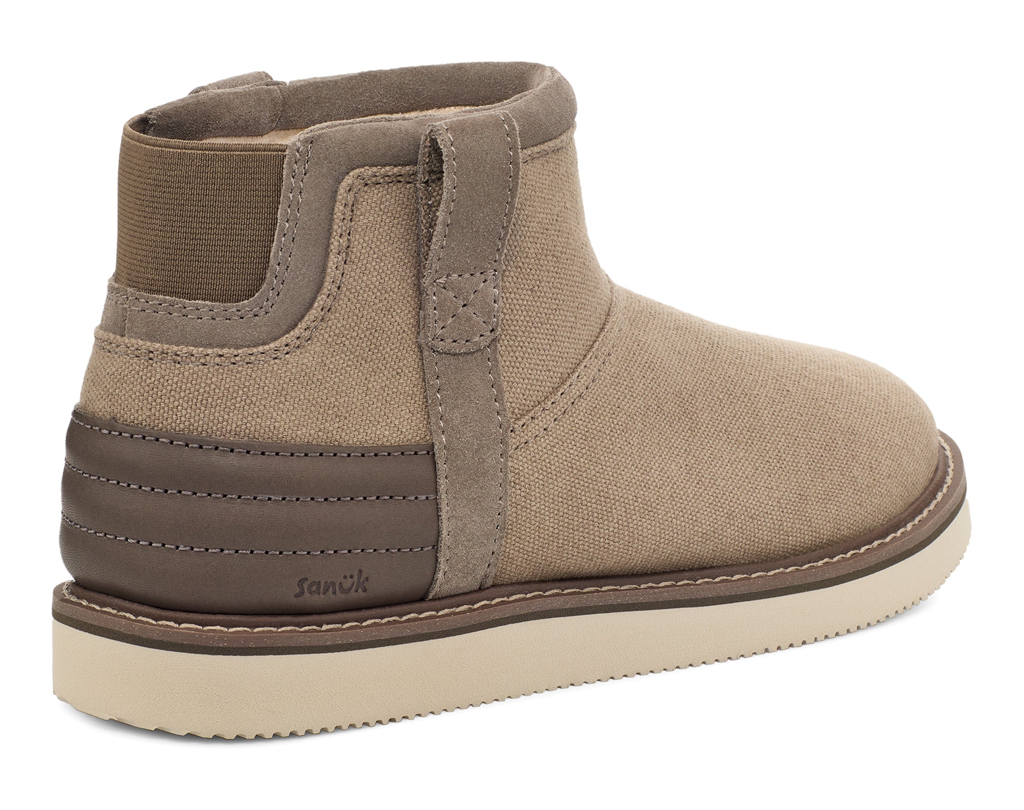 Sanuk Cozy Vibe Surf Check scarpe uomo stone comode