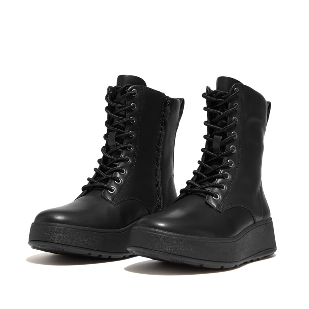 FitFlop F-Mode Stivaletti Pelle Nero 39 EU Comodi